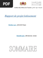 Rapport Rajae L'otissement