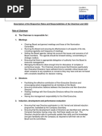 Chairman and CEO - Respective Roles and Responsibilities Q 1 ... (PART 1)