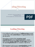 Module 4 - Leading & Directing