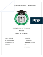 DR Ram Manohar Lohiya National Law University: Pleading, Drafting and Conveyancing Project "Power of Attorney"