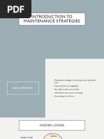 Lecture 6 Maintenance Strategies