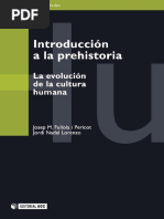 Introducción A La Prehistoria. La Evolución de La Cultura Humana