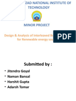 Design & Analysis of Interleaved Boost Convertor For Renewable Energy Sources