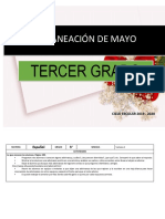 Planeacion Mayo 3er Grado 2019 2020