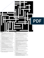 Crucigrama Sin Resolver de Datos de Enfermedades