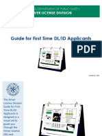 Guide For First Time DL/ID Applicants: Driver License Division