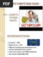 Satyam Computer Case Study