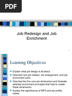 Job Redesign and Job Enrichment