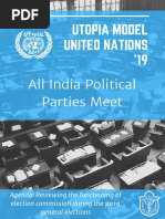 Utopia Model United Nations '19: All India Political Parties Meet