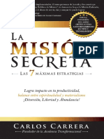 La Misión Secreta Las 7 MAXIMAS ESTRATEGIAS Logra Impacto en Tu Productividad, Balance Entre Espiritualidad y Materialismo - Carlos Carrera