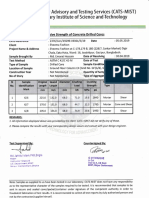 Column Core Test Report