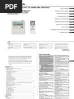 User'S Manual: Mitsubishi Heavy Industries Ltd. Packaged Air Conditioner