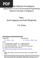 Piles - Axial Capacity and Axial Response