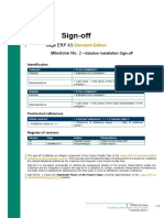 PI022 - M2 - Sage ERP X3 - Solution Installation Sign-Off - v7.00