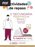 Matematicas2SecundariaBloque I