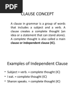 1.what Is A Clause and Kind of Them Complete