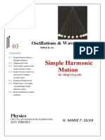 Simple Harmonic Motion: Oscillations & Waves