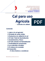 Cal para Uso Agricola