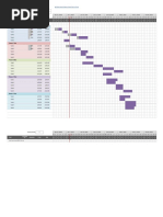 Simple Gantt Chart - Ms