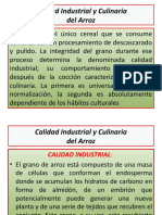 Calidad Industrial y Culinaria