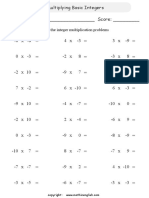 Solve The Integer Multiplication Problems