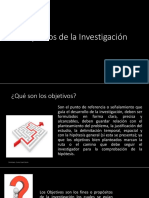 Presentacion 6 Objetivos de La Investigación