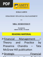 Strategic Financial Management Upto Module 4