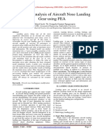 Numerical Analysis of Aircraft Nose Landing Gear Using FEA: Jithin Malayil Jacob, Dr. Evangelia Ganniari Papageorgiou