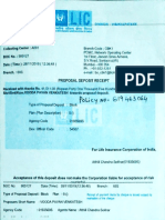 Pot-Icy NO-463 OGLI: Proposal Deposit Receipt