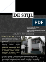 De Stijl: Ar. S.H.R.Jawahar Benazir Assistant Professor School of Architecture & Interior Design SRM University