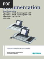 User Manual OpenStage 60 SIP PDF