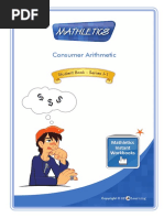 Consumer Arithmatic