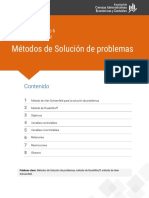 Metodos de Solicion de Problemas