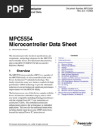 MPC5554 Microcontroller Data Sheet