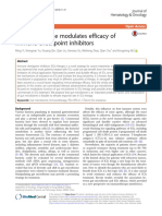 Gut Microbiome Modulates Efficacy of Immune Checkpoint Inhibitors