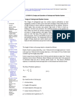 IE - LESSON 16. Design and Operation of Underground Pipeline System