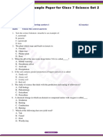 CBSE Sample Paper For Class 7 Science Set 2