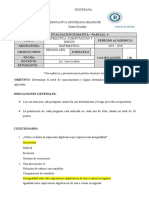 EVALUACIÓN SUMATIVA 10mo - PARCIAL 4