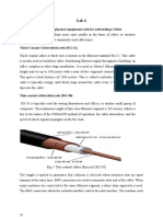 To Study About Different Physical Equipment Used For Networking Cables