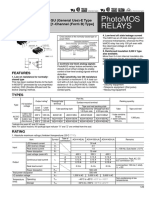 Photomos Relays: Gu (General Use) - E Type (1-Channel (Form B) Type)