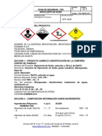 HS - Hipoclorito de Sodio