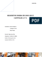 Informe Sobre CAPITULO 4 Y 5 DE NORMA Iso 9001-2015