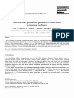 One-Machine Generalized Precedence Constrained Scheduling Problems