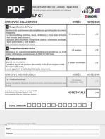 Dalf c1 - Sujet Demo Candidat Coll PDF