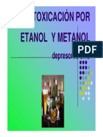 Intoxicación Por Metanol y Etanol