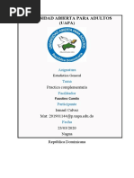 Practica Complementaria de Estadística General. (FGM-210)