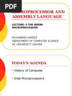 Microprocessor and Assembly Language: LECTURE-3-THE 80X86 Microprocessor