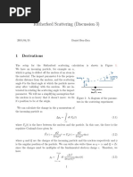 Rutherford Scattering (Discussion 3) : 1 Derivations