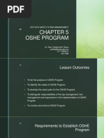 Chapter 5 - OSHE Program