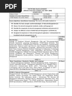 2RSCN02 NETWORK MANAGEMENT-syllabus-2019-20 13062019 AVK